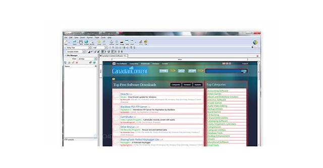 Visual HTML Editor (Windows) software []